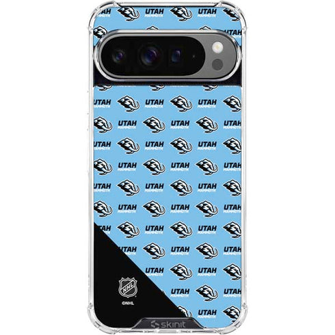 NHL Utah Mammoth Logo Pattern Google Pixel 10 Pro XL Clear Case